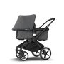 ASIA - Bugaboo Fox stroller bundle black grey melange - Thumbnail Slide 2 of 6