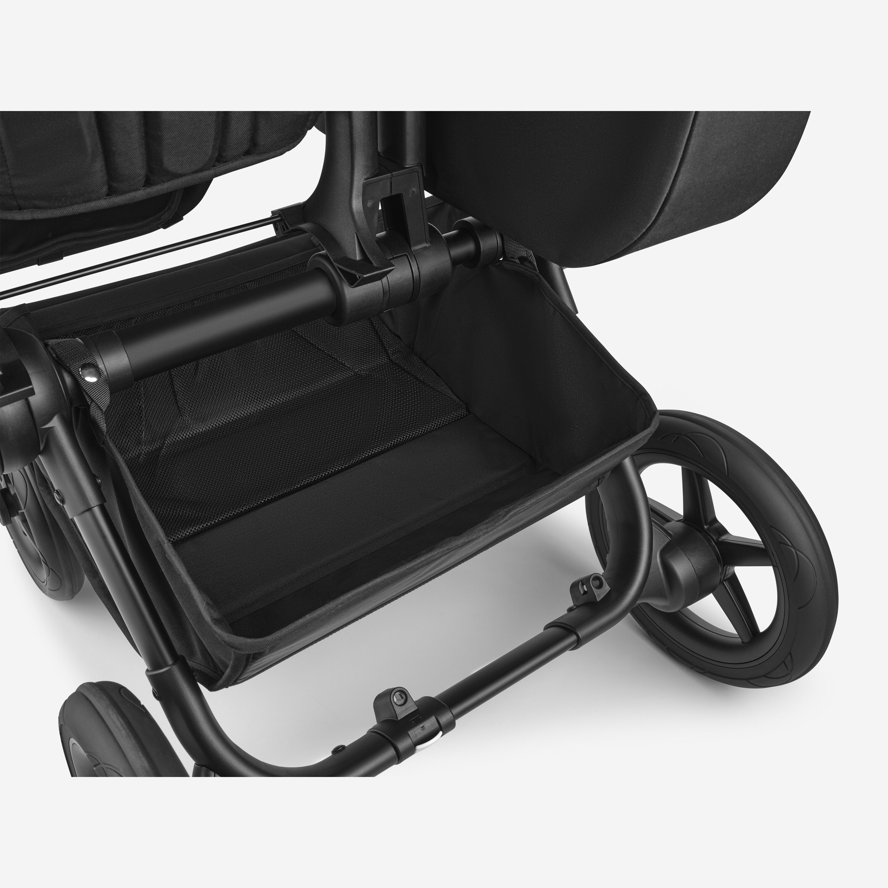 Bugaboo Donkey 5 Mono 2-in-1 stroller graphite base, midnight black fabrics, midnight black sun canopy - Main Modal Image Slide 6 of 12