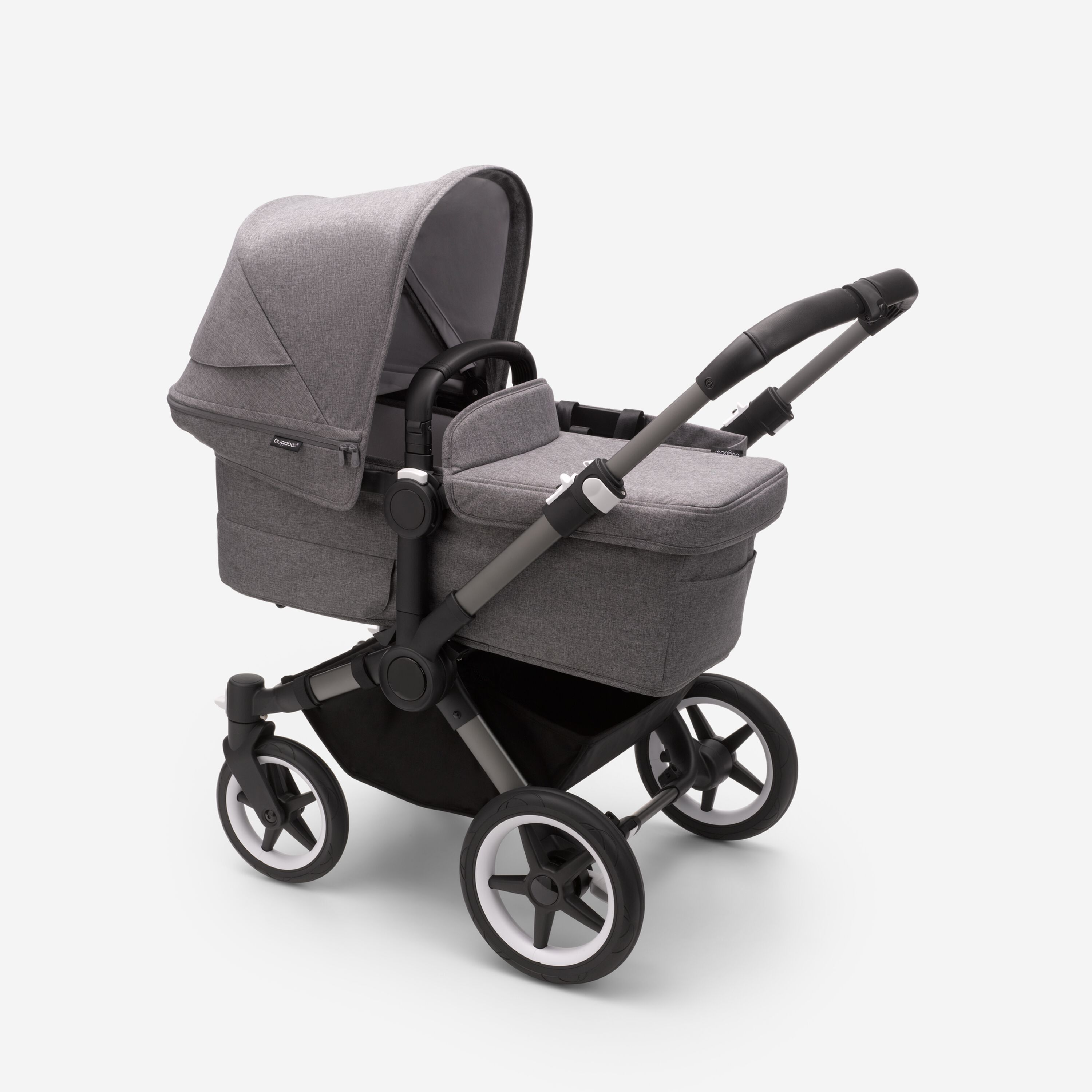 Refurbished Bugaboo Donkey 5 Mono complete GRAPHITE/GREY MÉLANGE-GREY MÉLANGE - Main Modal Image Slide 2 of 6