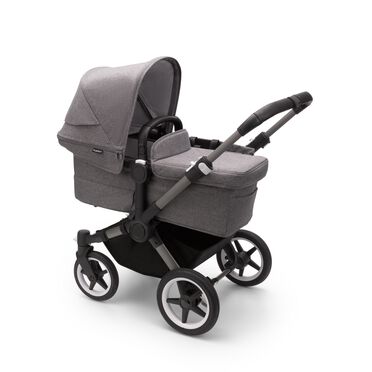 Refurbished Bugaboo Donkey 5 Mono complete GRAPHITE/GREY MÉLANGE-GREY MÉLANGE - view 2