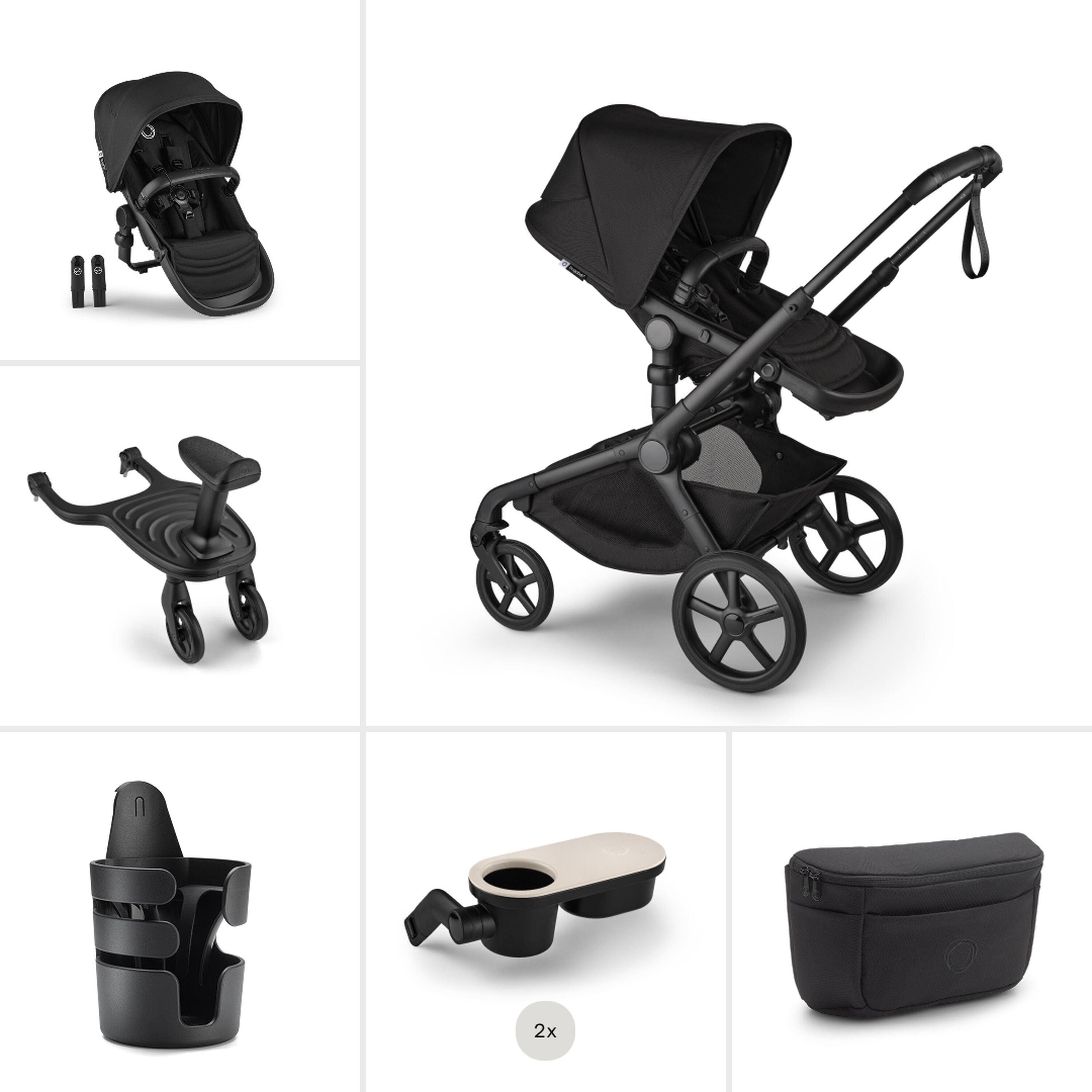 Bugaboo Kangaroo Sibling Essentials Bundle with Sibling Seat​ - Main Modal Image Slide 1 of 5