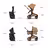 Bugaboo x Stella McCartney Fox 5 Renew 2-in-1 pushchair tobacco brown base, tobacco brown fabrics, tobacco brown sun canopy - Thumbnail Slide 9 of 13