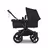 Bugaboo Donkey 5 twin stroller black base, midnight black fabrics, midnight black sun canopy - Thumbnail Slide 2 of 12