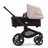 Bugaboo Fox 5 2-in-1 stroller black base, midnight black fabrics, desert taupe sun canopy - Thumbnail Slide 2 of 12