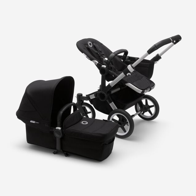 Refurbished Bugaboo Donkey3 mono complete ALU/BLACK-BLACK - Main Image Slide 1 of 10