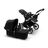 Refurbished Bugaboo Donkey3 mono complete ALU/BLACK-BLACK - Thumbnail Slide 1 of 10