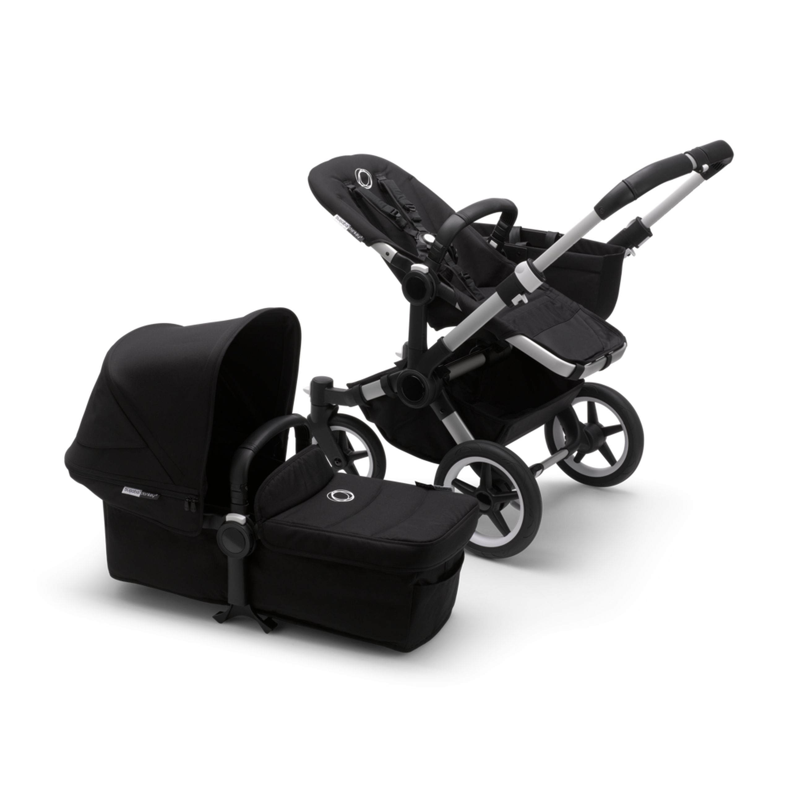 Refurbished Bugaboo Donkey3 mono complete ALU/BLACK-BLACK - Thumbnail Slide 1 van 10