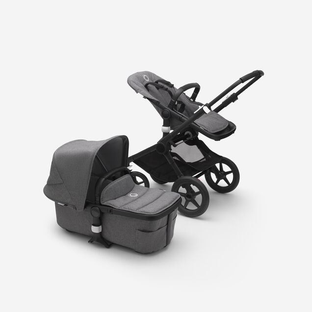 Refurbished Bugaboo Fox2 complete AU ALU/GREY MELANGE-GREY MELANGE - Main Image Slide 1 of 4