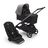 Bugaboo Dragonfly bassinet and seat stroller with graphite chassis, midnight black fabrics and grey melange sun canopy. - Thumbnail Slide 1 of 16