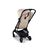Bugaboo Butterfly 2 travel stroller black base, desert taupe fabrics, desert taupe sun canopy - Thumbnail Slide 3 of 9