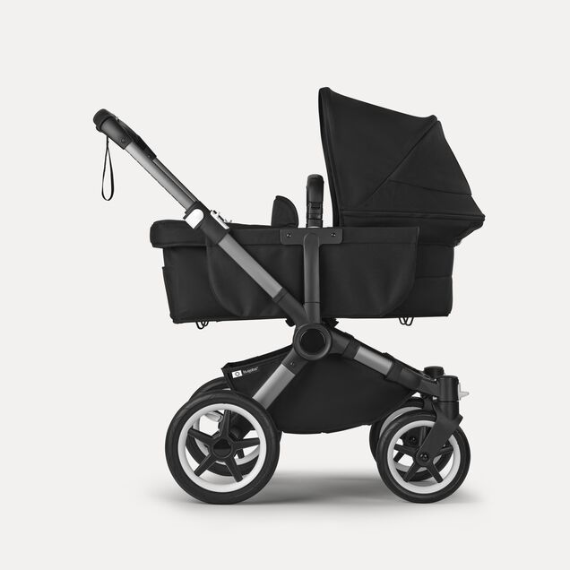 Bugaboo Donkey 5 Mono 2-in-1 stroller graphite base, midnight black fabrics, midnight black sun canopy - Main Image Slide 3 of 12