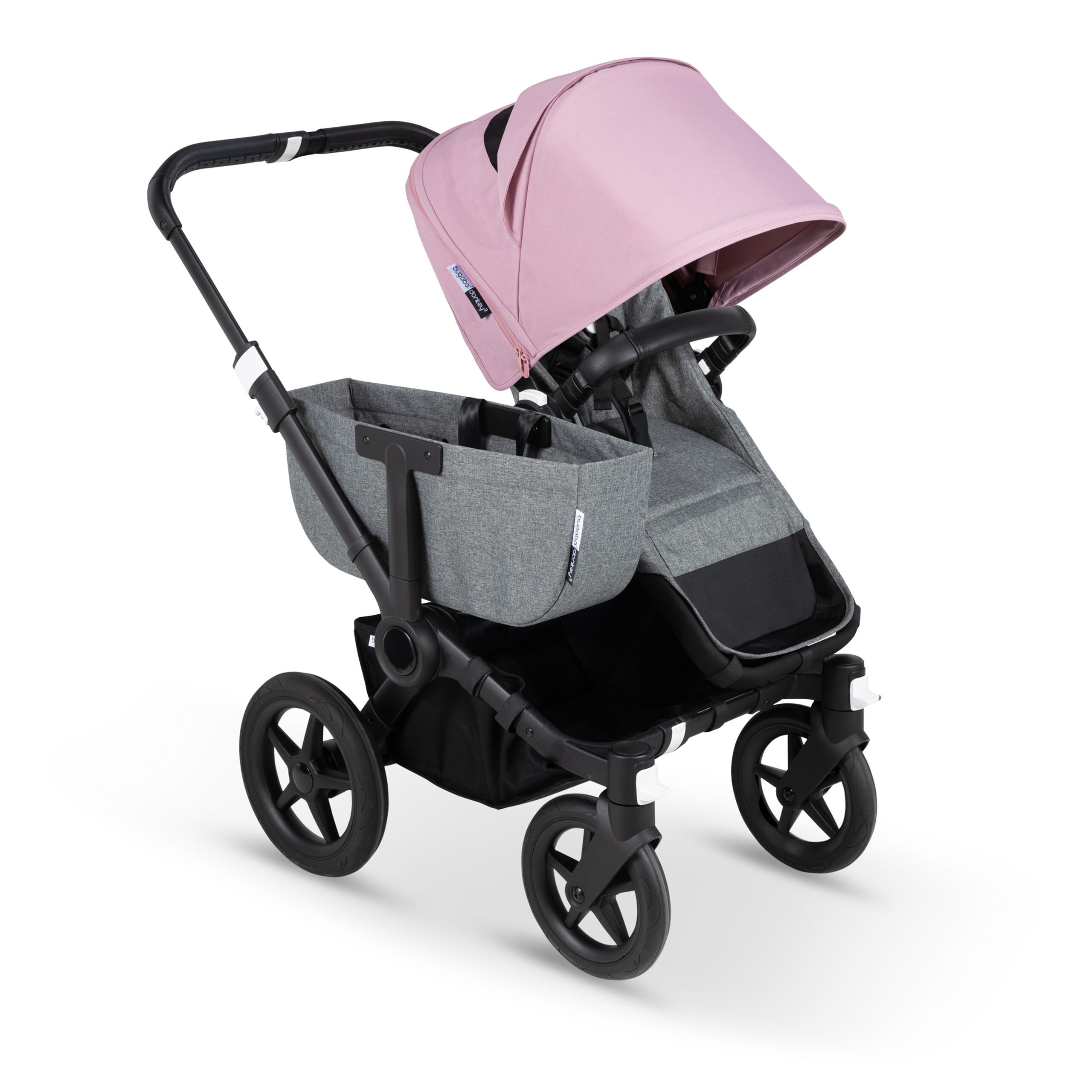 Bugaboo Donkey3 sun canopy SOFT PINK - Thumbnail Slide 8 of 22