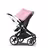 Bugaboo Fox 2 seat and carrycot pushchair soft pink sun canopy, grey melange fabrics, aluminium base - Thumbnail Slide 8 of 10