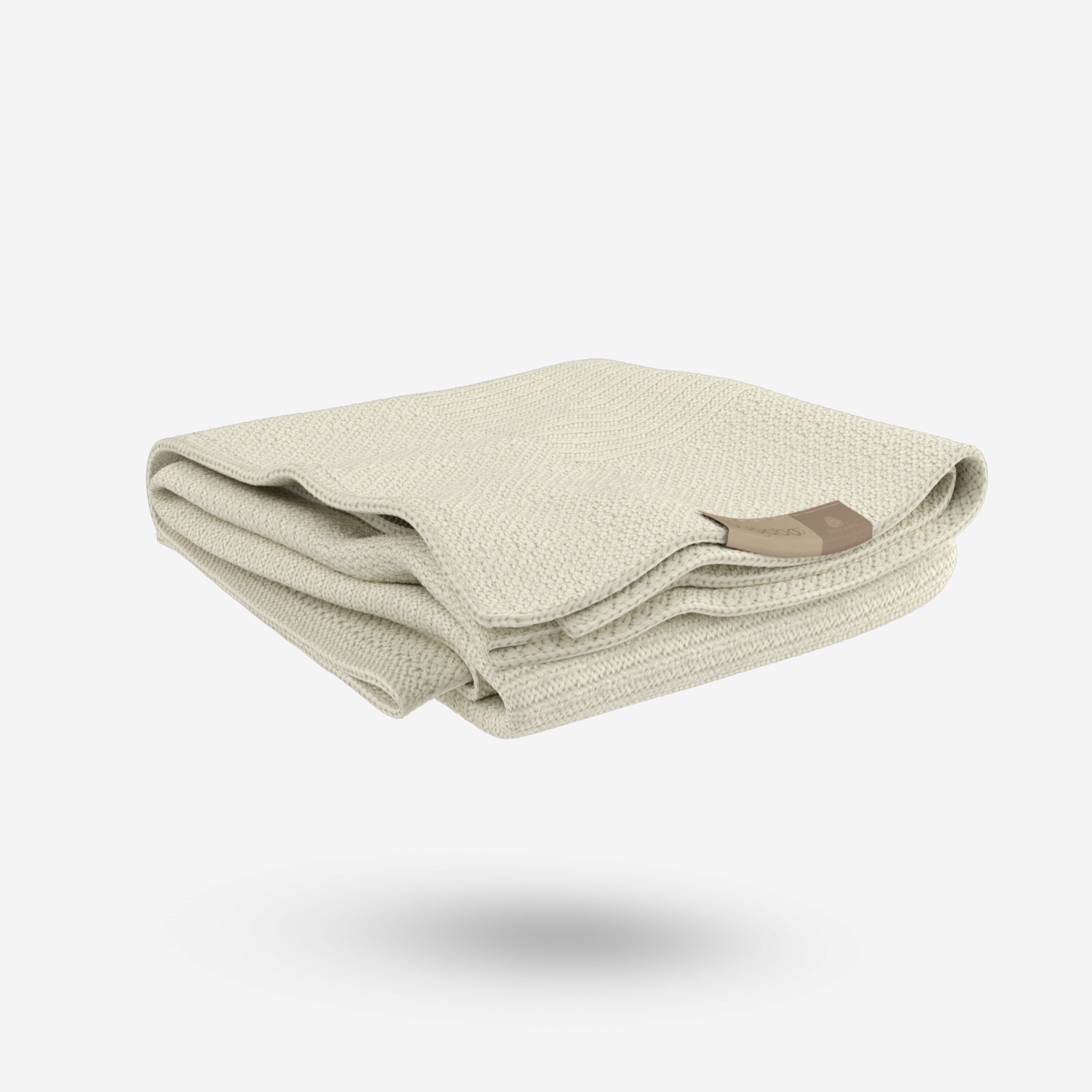 Bugaboo Soft Wool Blanket OFF WHITE MELANGE - Main Modal Image Slide 3 of 9
