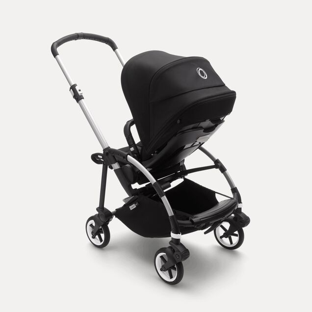 Bugaboo Bee 6 seat stroller black sun canopy, black fabrics, aluminium base - Main Image Slide 3 of 3