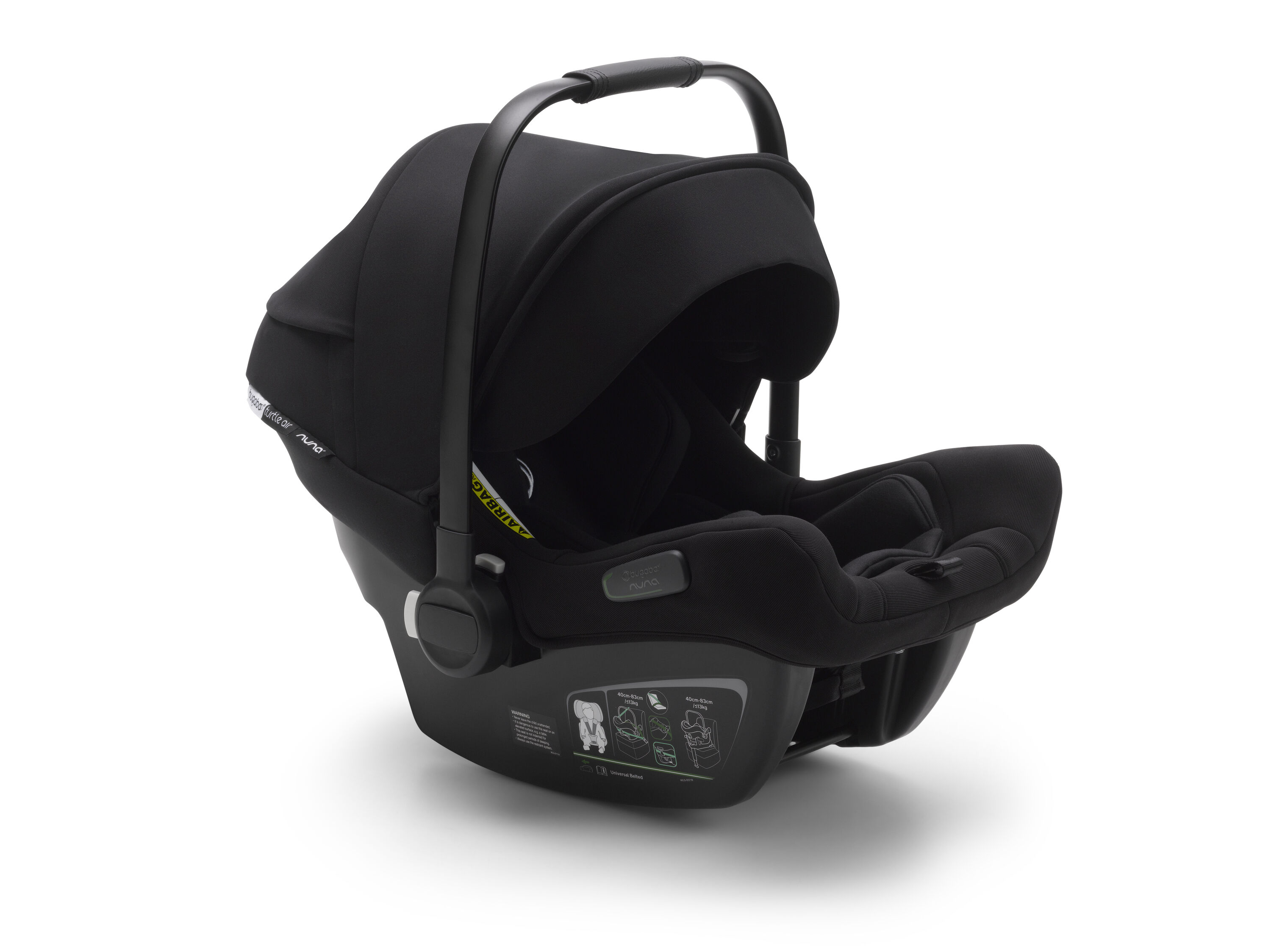 Refurbished Bugaboo Turtle air by Nuna car seat BLACK - Main Modal Image Slide 13 of 13
