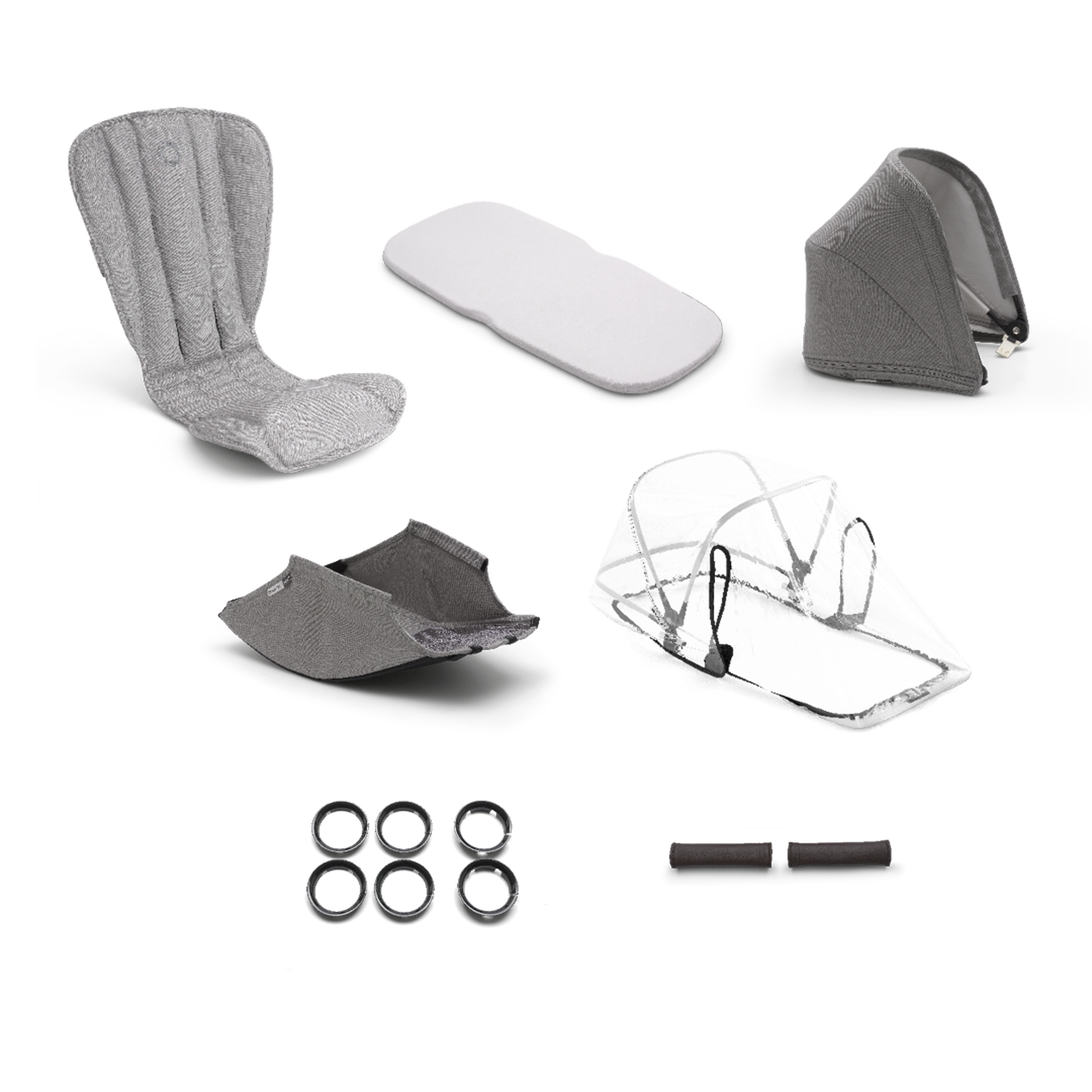 Bugaboo Bee5 Mineral style set complete UK LIGHT GREY - Thumbnail Slide 2 of 2