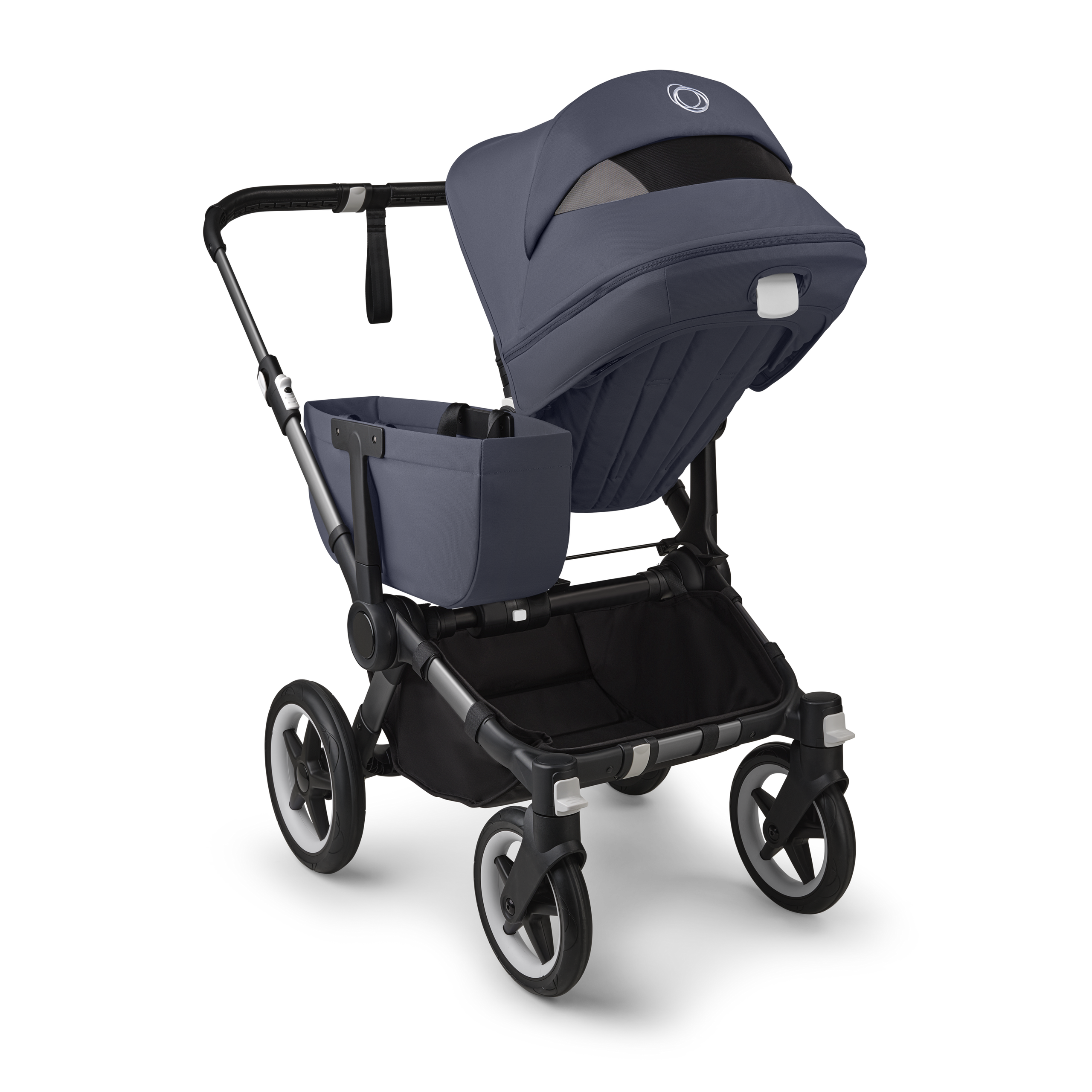 Refurbished Bugaboo Donkey 5 Classic Mono complete UK GRAPHITE/DARK NAVY - Thumbnail Slide 4 of 10