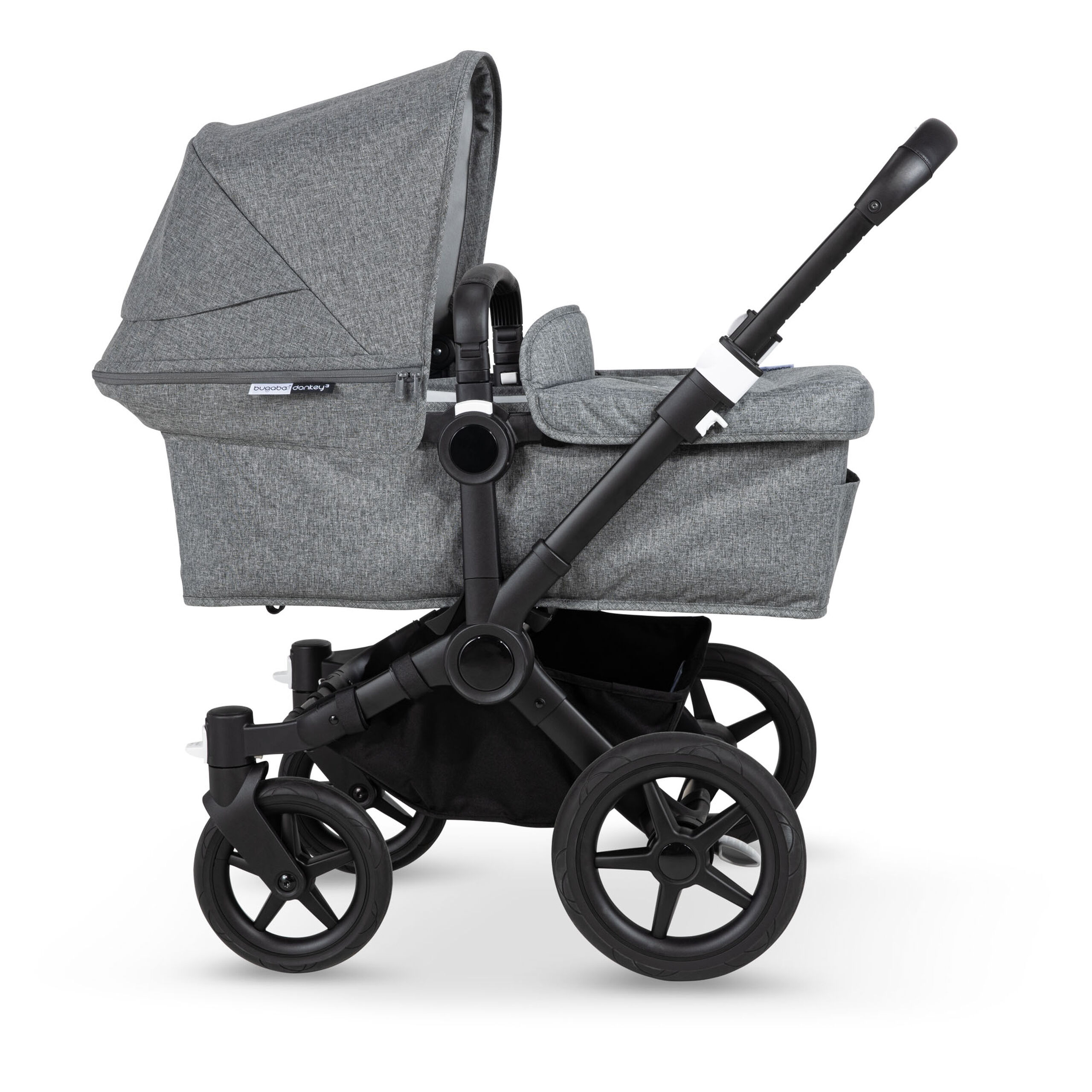 Bugaboo Donkey3 sun canopy GREY MELANGE - Thumbnail Slide 13 of 22