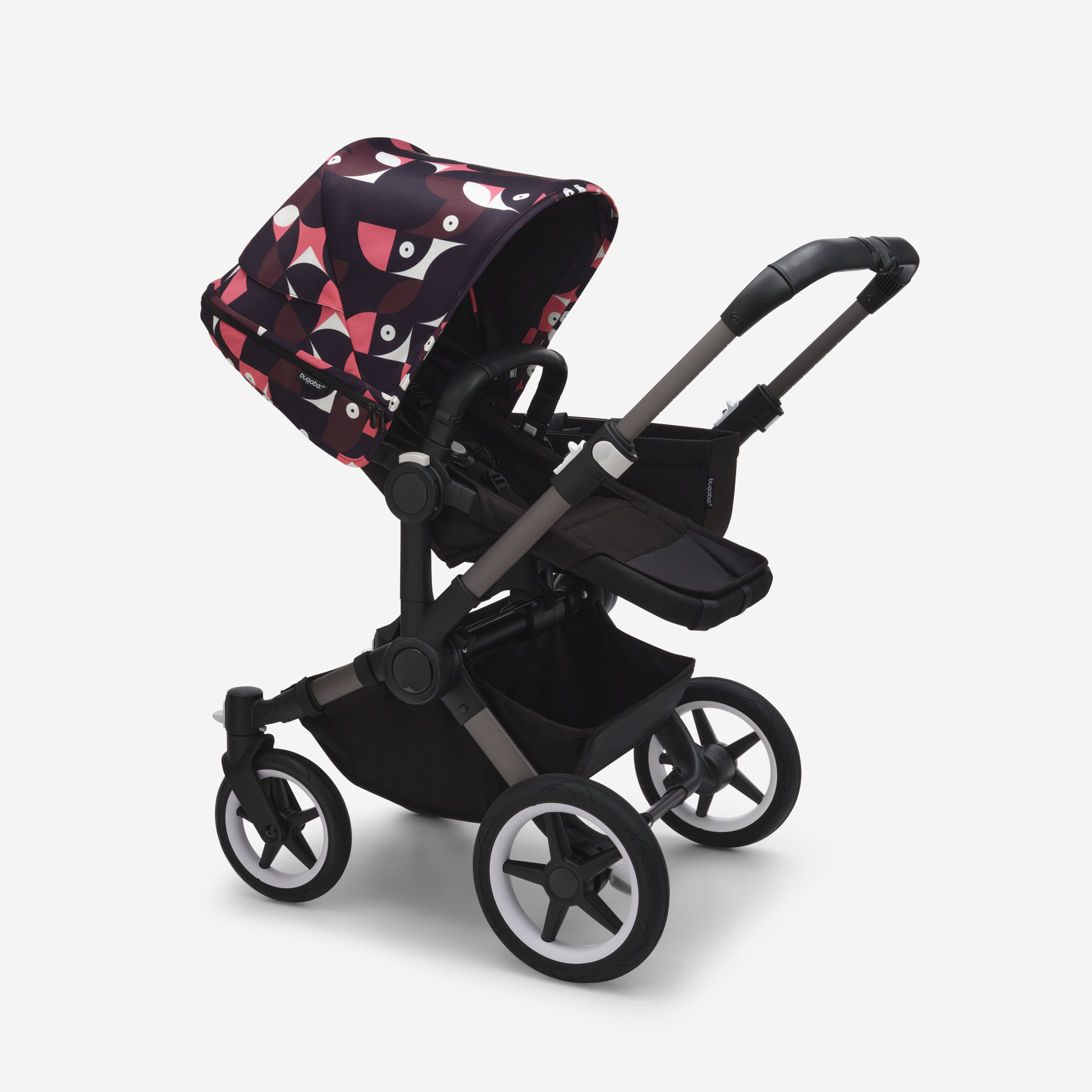 Bugaboo Donkey 5 sun canopy Animal Explorer PINK/ RED - Main Modal Image Slide 2 of 3