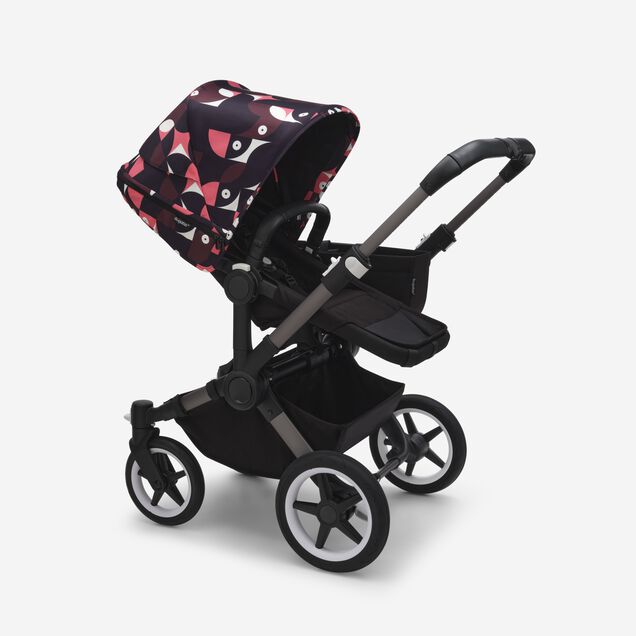 Bugaboo Donkey 5 sun canopy Animal Explorer PINK/ RED - Main Image Slide 2 of 3