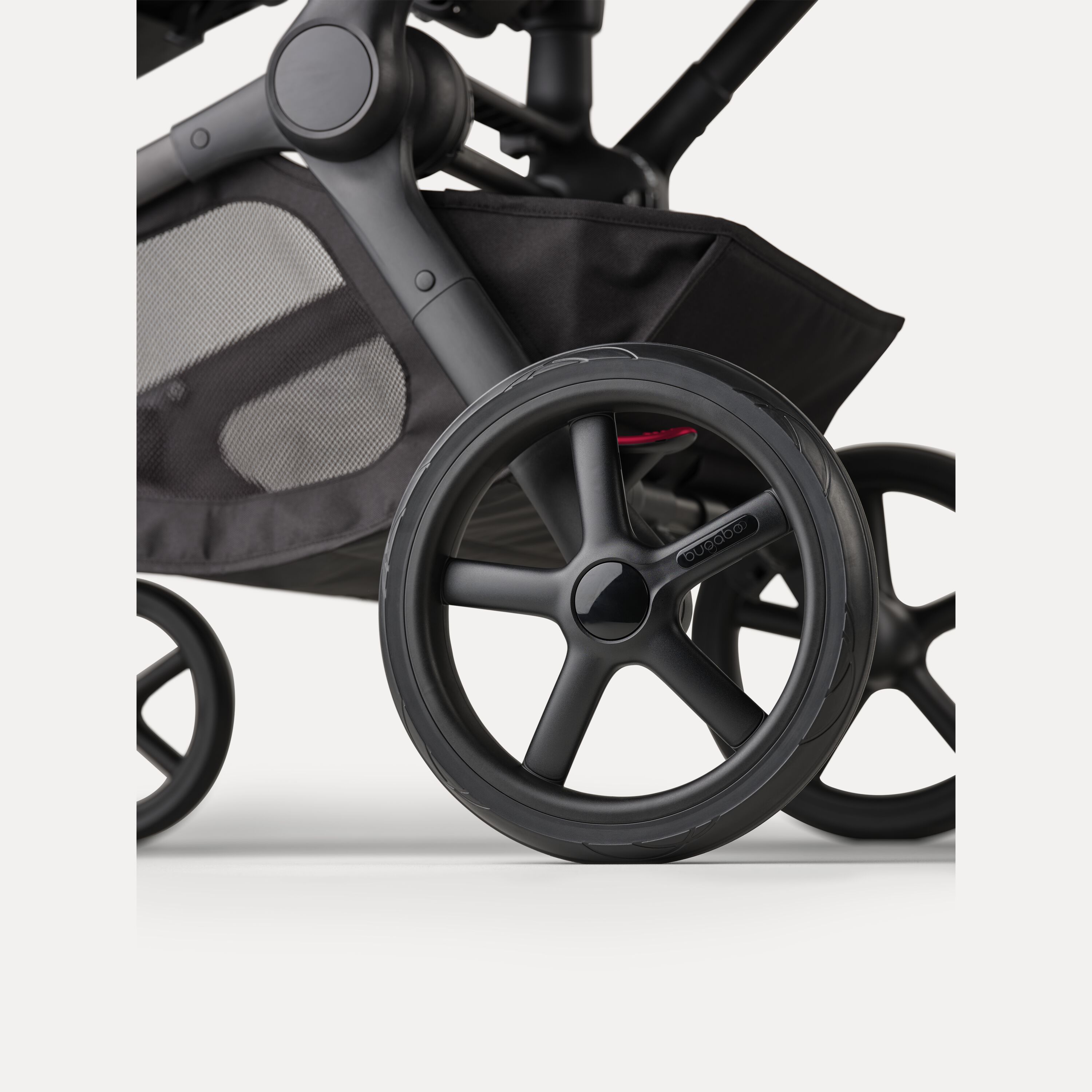 Bugaboo Kangaroo 2-in-1 pram black base, forest green fabrics, forest green sun canopy - Main Modal Image Slide 14 of 18