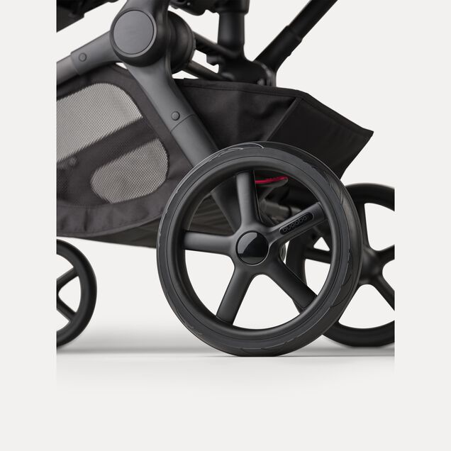 Bugaboo Kangaroo 2-in-1 pram black base, forest green fabrics, forest green sun canopy - Main Image Slide 14 of 18