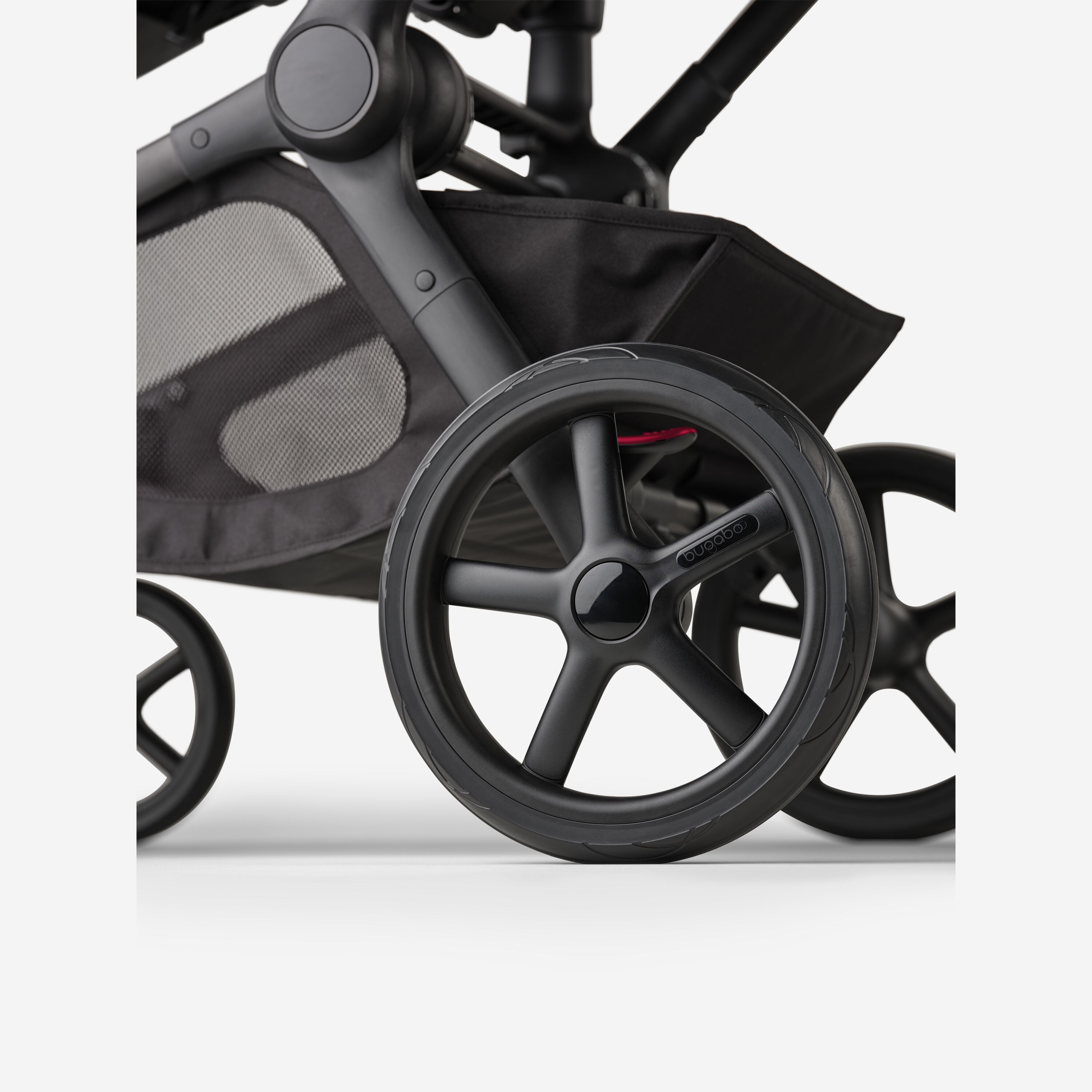 Bugaboo Kangaroo 2-in-1 pram black base, forest green fabrics, forest green sun canopy - Main Modal Image Slide 14 of 18