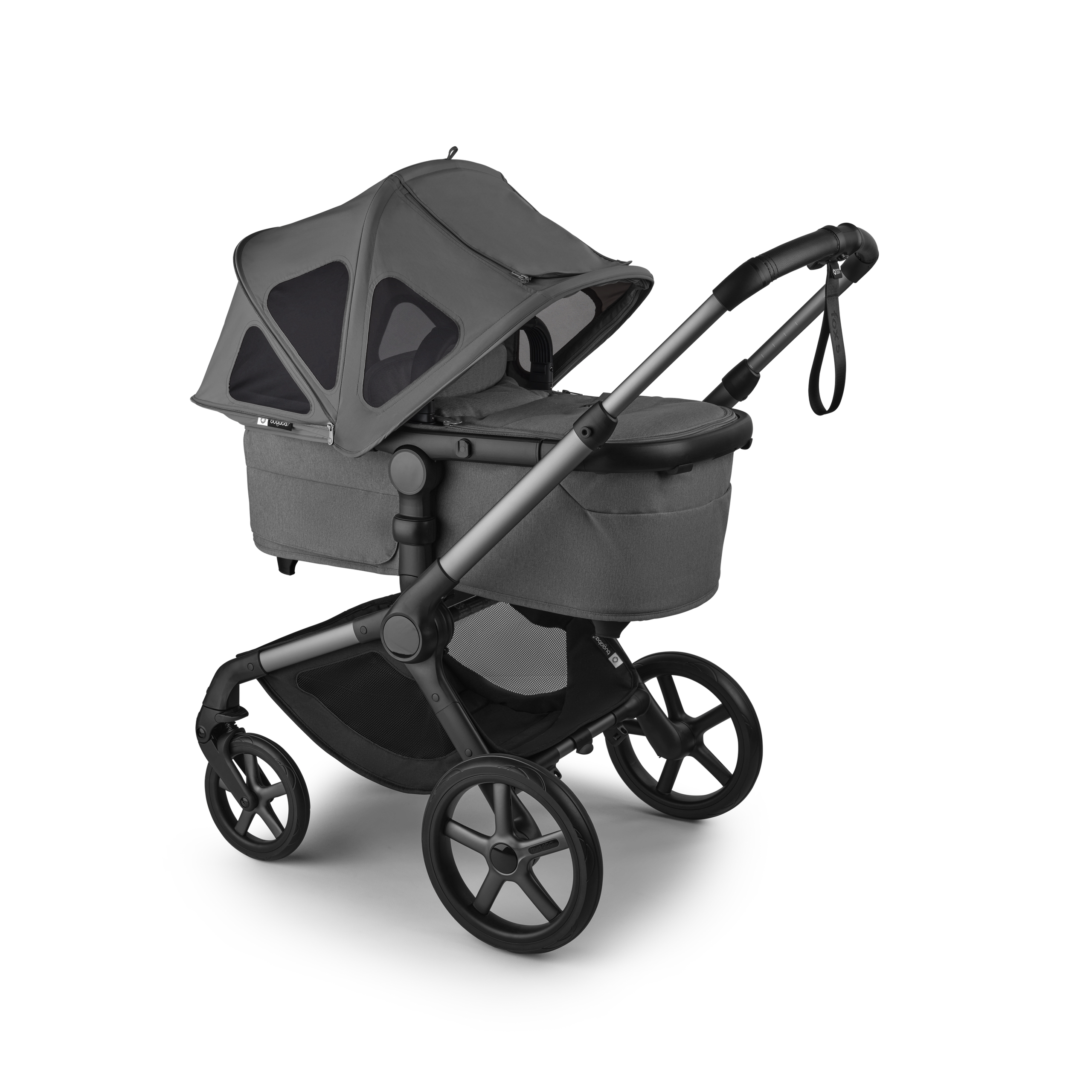 Bugaboo Fox 5/Kangaroo breezy sun canopy MOON GREY - Thumbnail Slide 4 of 5