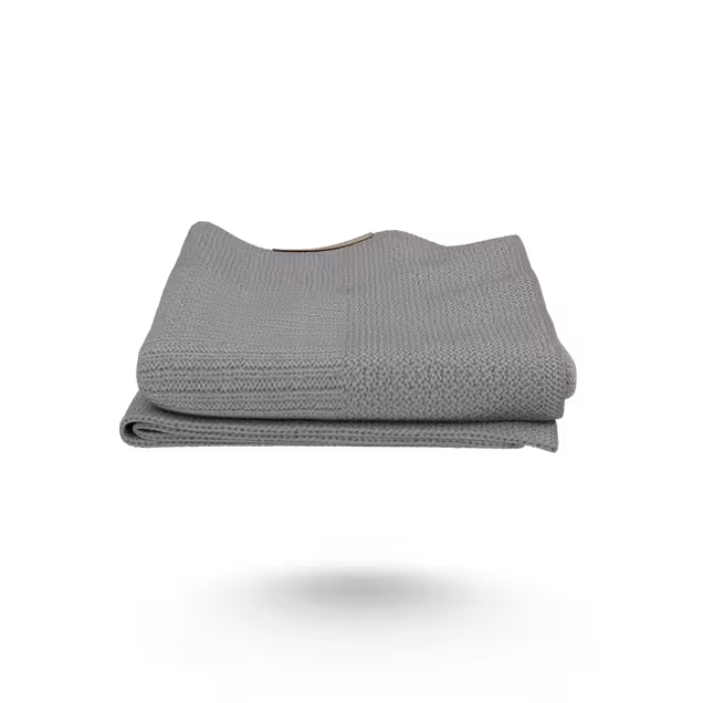 Bugaboo Soft Wool Blanket LIGHT GREY MELANGE - Main Image Slide 6 of 10