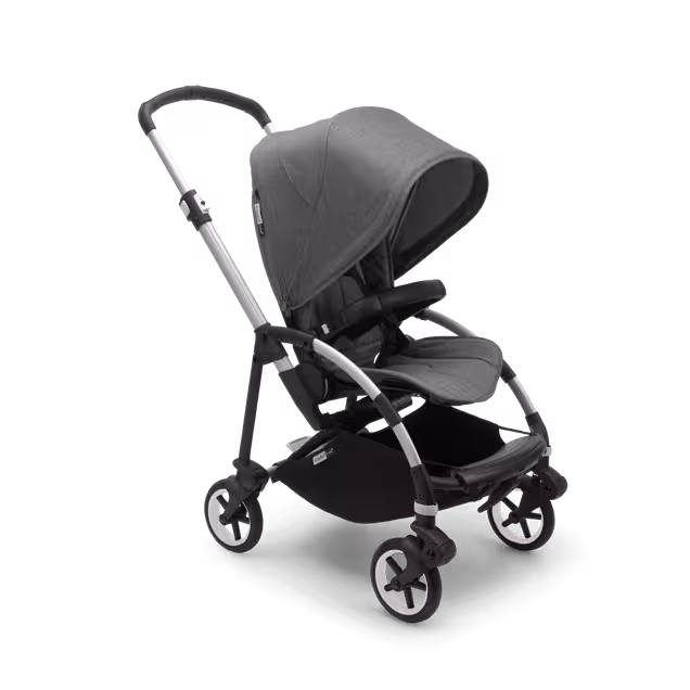 Refurbished Bugaboo Bee6 complete UK ALU/GREY MELANGE-GREY MELANGE - Main Image Slide 2 of 3