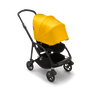 Bugaboo Bee 6 seat stroller lemon yellow sun canopy, black fabrics, black base - Thumbnail Modal Image Slide 2 of 6