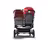US - Bugaboo D3D stroller bundle aluminum grey melange red - Thumbnail Slide 3 of 4