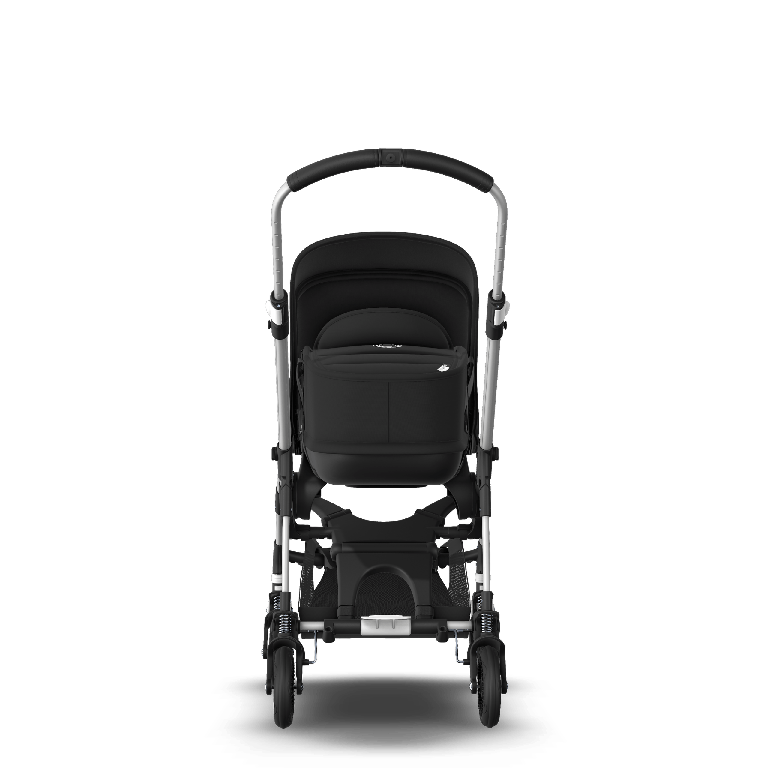 Bugaboo Bee 5 seat and bassinet stroller black sun canopy, black fabrics, aluminium base - Thumbnail Slide 3 of 6