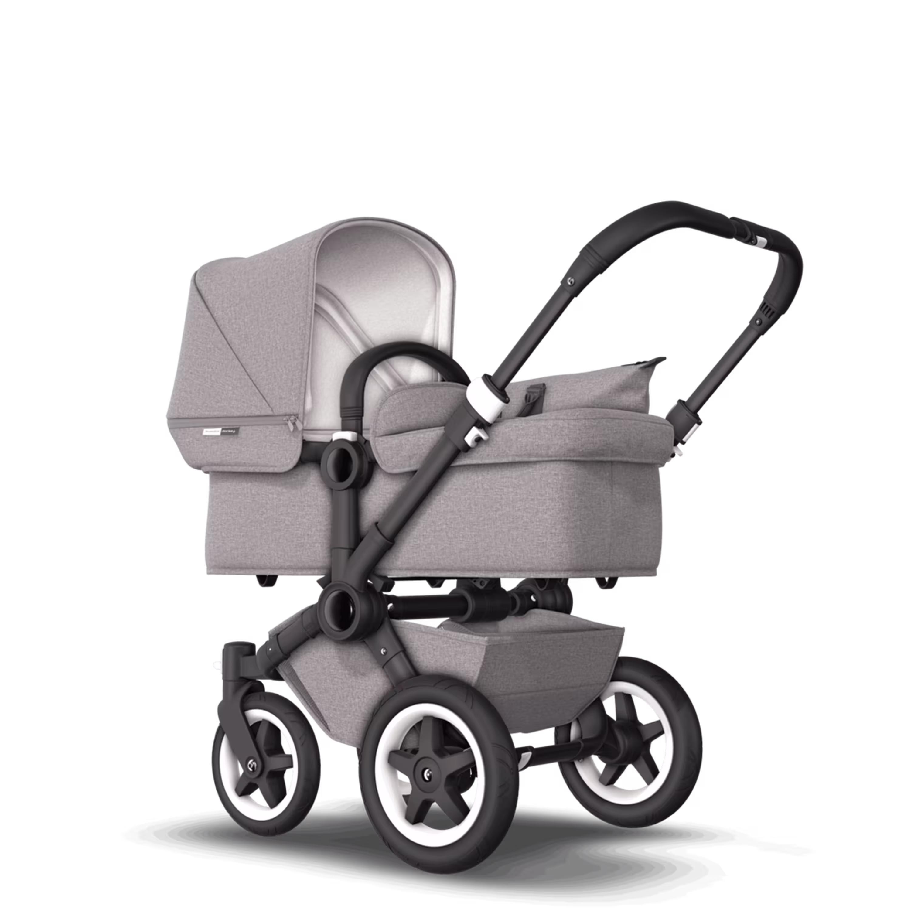 Refurbished Bugaboo Donkey2 Mono complete BLACK/MINERAL LIGHT GREY - Main Modal Image Slide 12 of 14