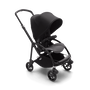 Bugaboo Bee 6 seat stroller black sun canopy, grey melange fabrics, black chassis - Thumbnail Slide 1 of 5