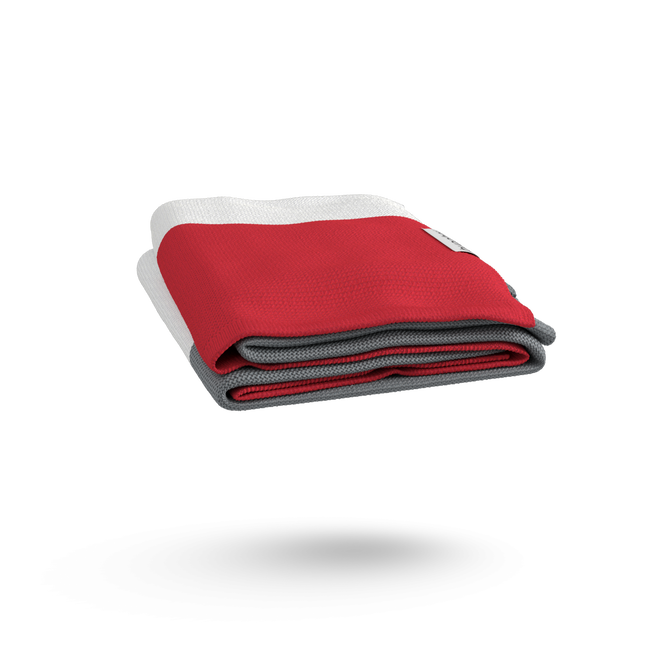 Bugaboo Light Cotton Blanket - NEON RED MULTI