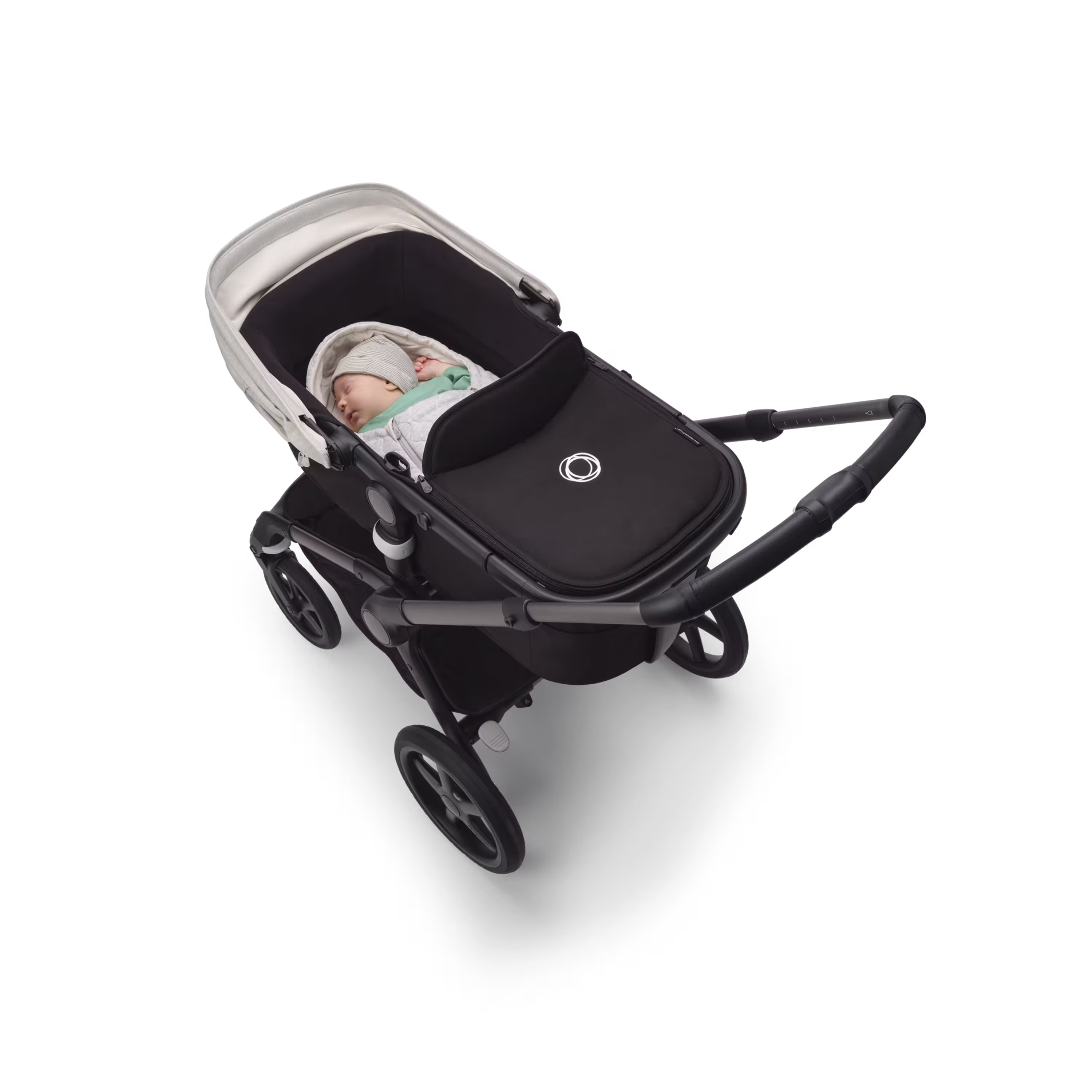 Refurbished Bugaboo newborn inlay LIGHT GREY MELANGE - Main Modal Image Slide 9 of 11