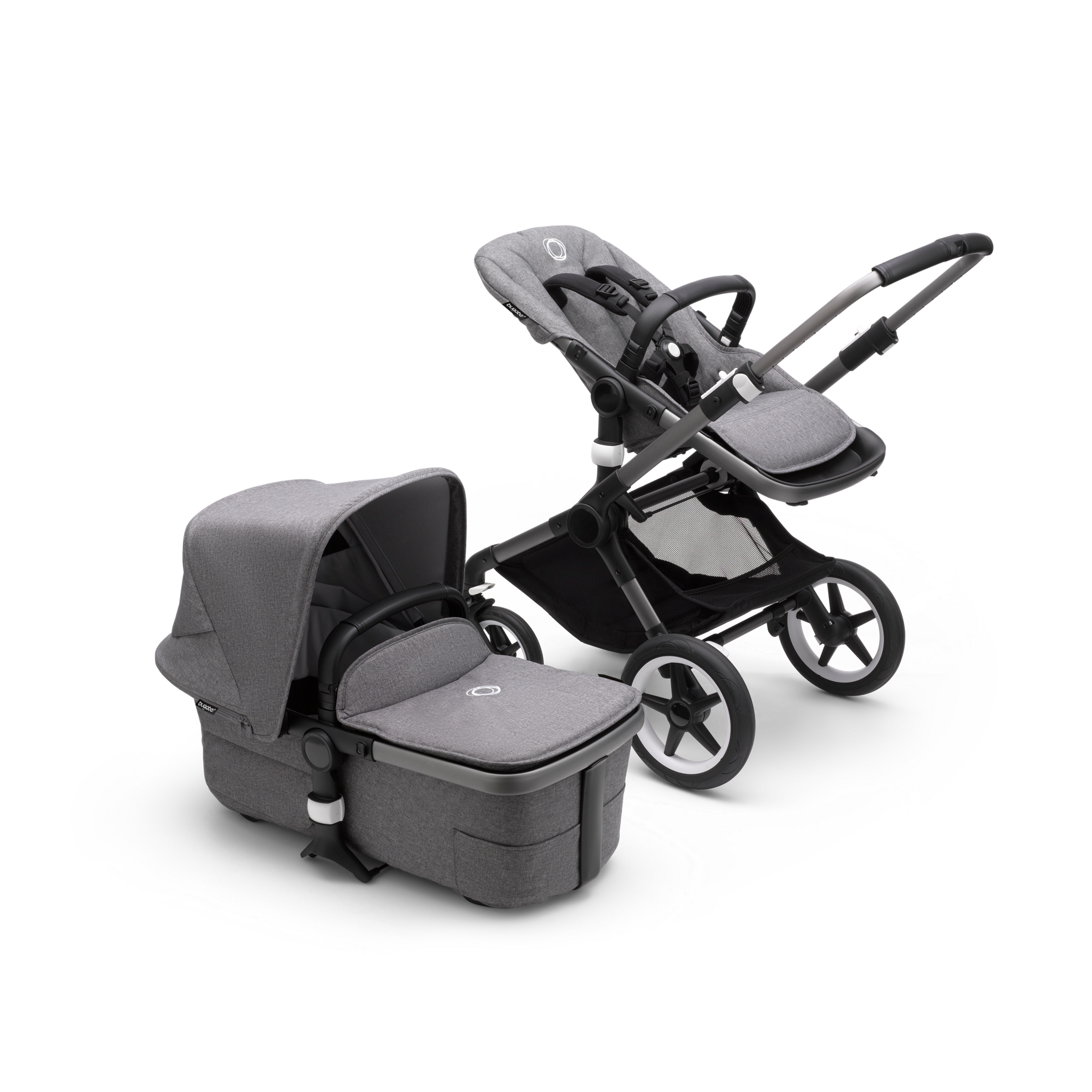Bugaboo Fox 3 complete GRAPHITE/GREY MELANGE-GREY MELANGE  - Thumbnail Slide 3 of 6