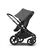 Bugaboo Fox 2 seat and bassinet stroller grey melange sun canopy, grey melange fabrics, black chassis - Thumbnail Slide 4 van 10