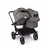Bugaboo Donkey 5 Duo double stroller black base, forest green fabrics, forest green sun canopy - Thumbnail Slide 4 of 11