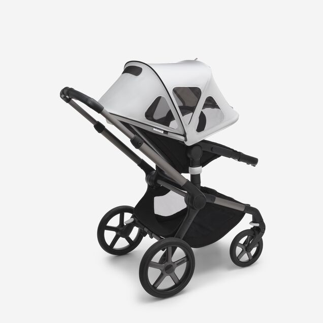 Bugaboo Fox/Cameleon3/Lynx breezy sun canopy v2 MISTY GREY - Main Image Slide 3 of 6