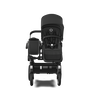 Bugaboo Donkey 5 Mono bassinet and seat stroller graphite base, midnight black fabrics, midnight black sun canopy