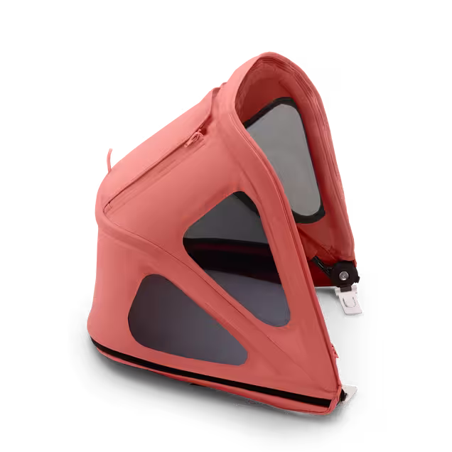 Refurbished Bugaboo Bee breezy sun canopy Sunrise red - Main Image Slide 1 of 4