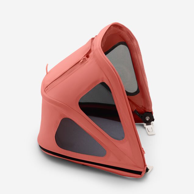Refurbished Bugaboo Bee breezy sun canopy Sunrise red - Main Image Slide 1 of 4