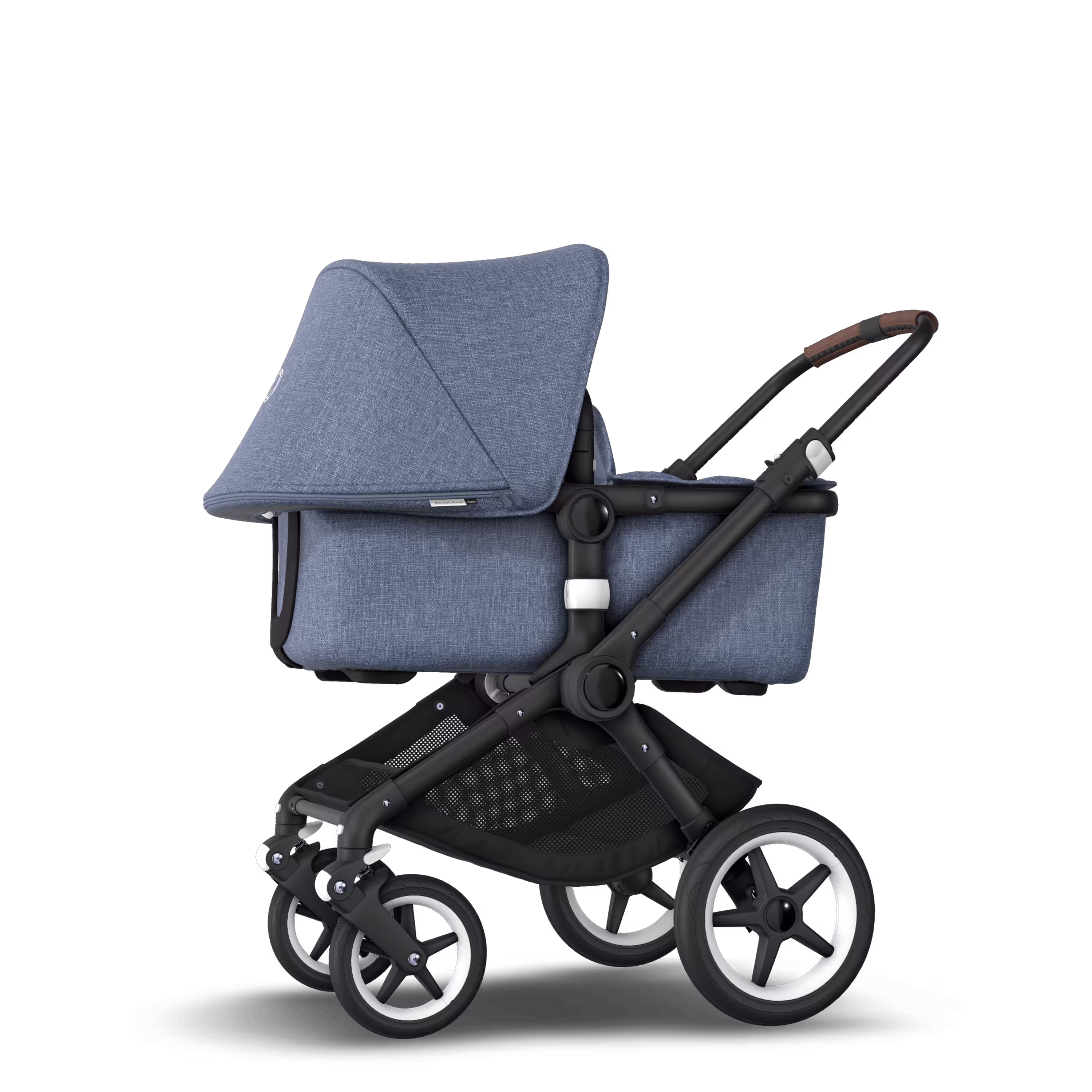 ASIA - Bugaboo Fox stroller bundle Black blue melange - Main Modal Image Slide 2 of 6