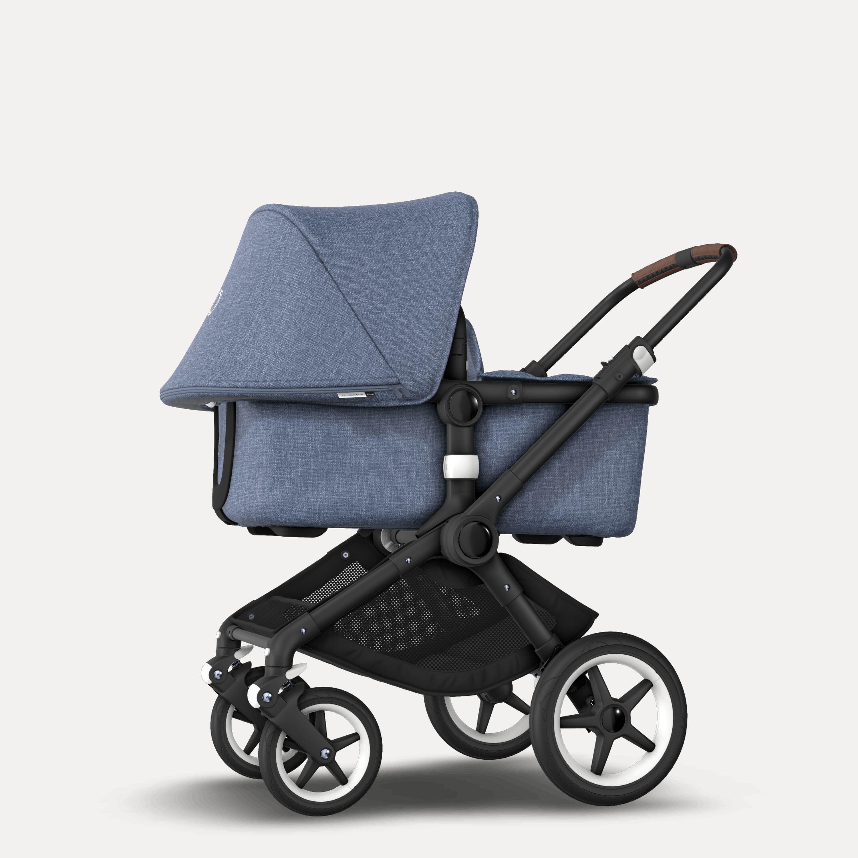 ASIA - Bugaboo Fox stroller bundle Black blue melange - Main Modal Image Slide 2 of 6