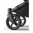 Bugaboo Donkey 5 twin stroller graphite base, midnight black fabrics, misty white sun canopy - Thumbnail Slide 11 of 12