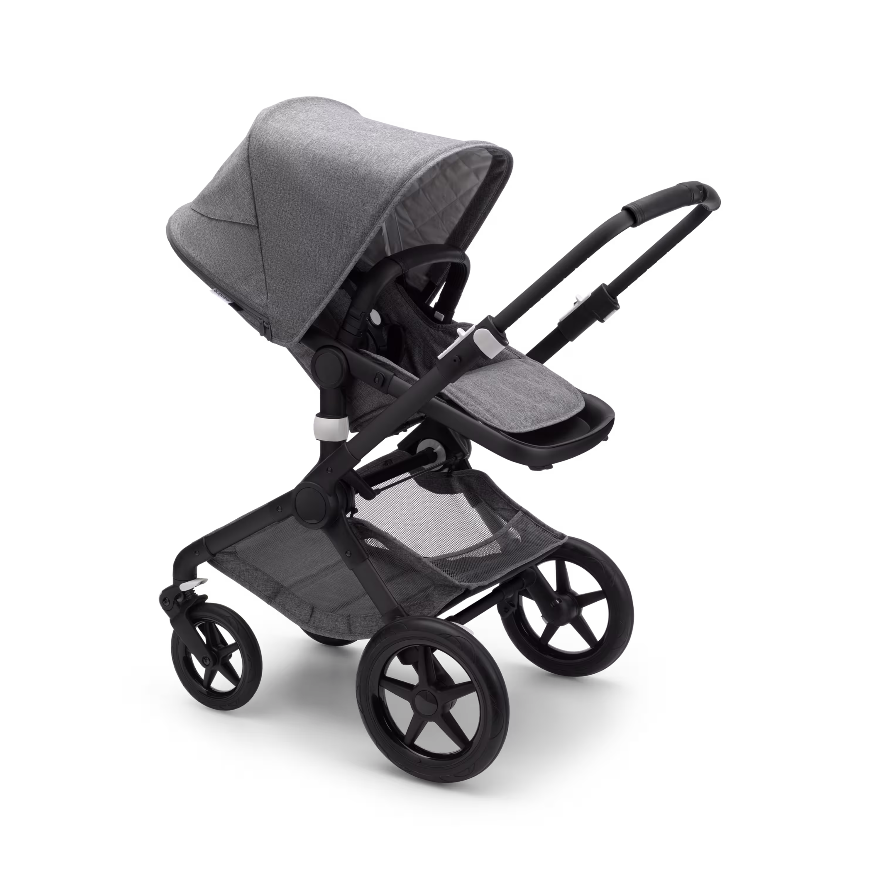 Refurbished Bugaboo Fox2 Classic complete BLACK/GREY MELANGE - Main Modal Image Slide 1 of 3