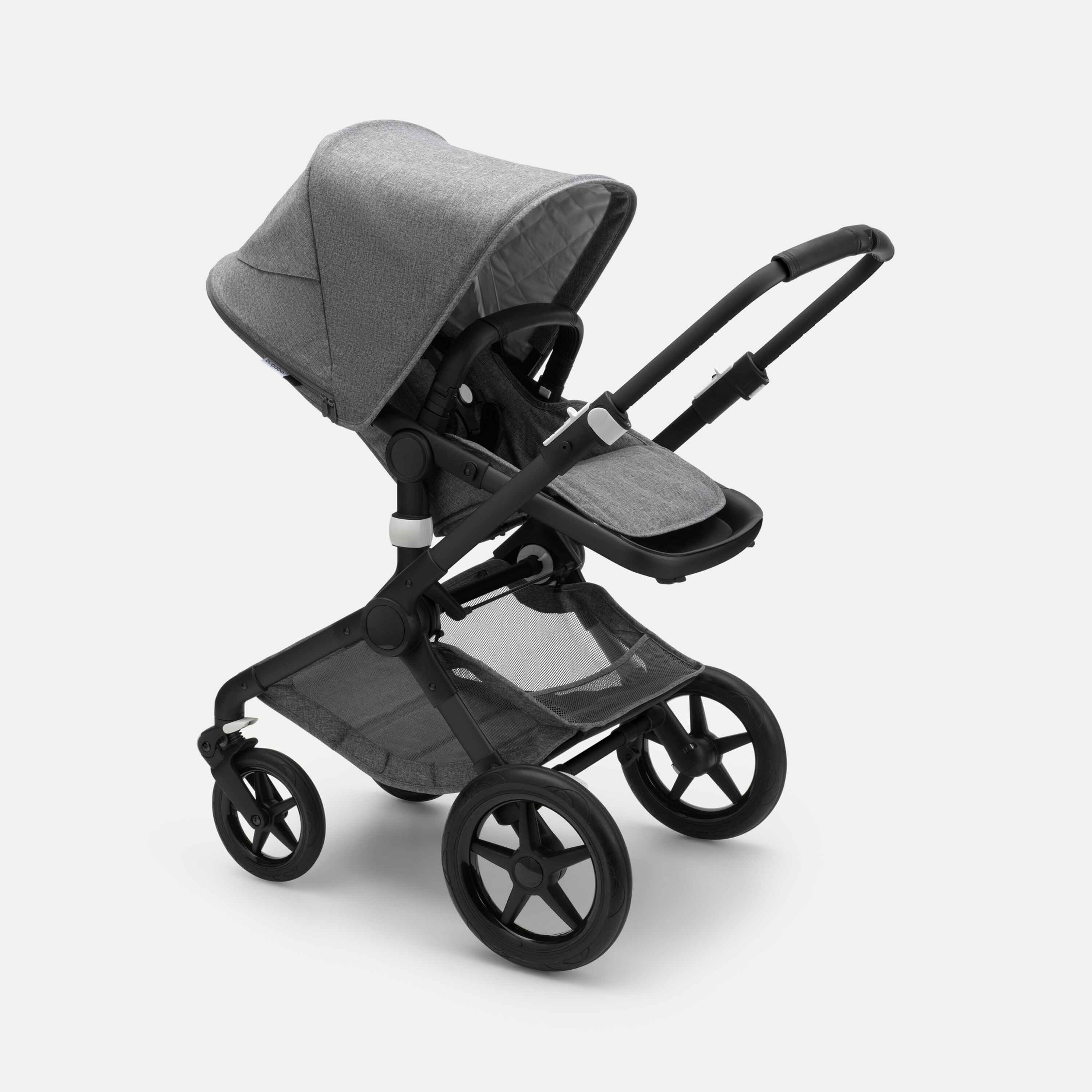 Refurbished Bugaboo Fox2 Classic complete BLACK/GREY MELANGE - Main Modal Image Slide 1 of 3